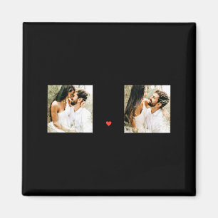 Two Photos Happy Valentines Day Romantic Quote T S Magnet