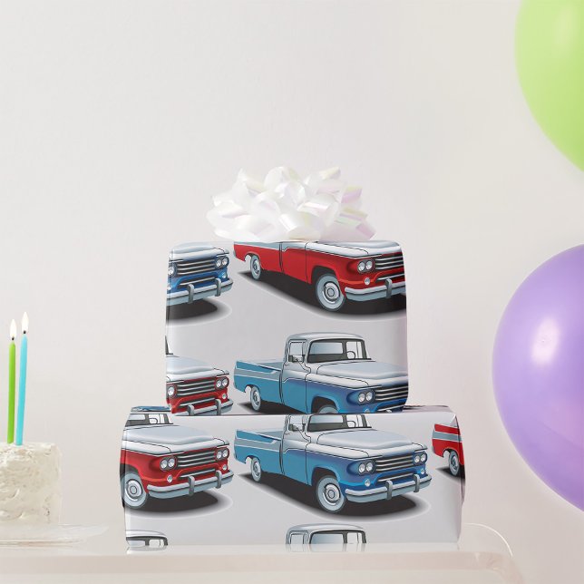 Two Pickups Wrapping Paper (Creator Uploaded)