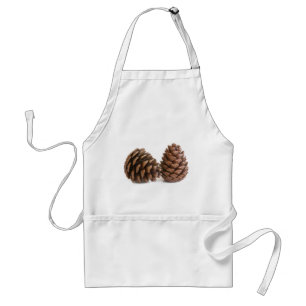 Two pinecones standard apron