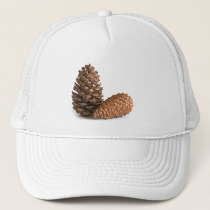Two pinecones trucker hat
