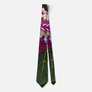 Two Pink Hydrangea Tie