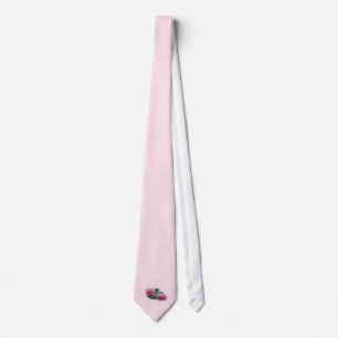 Two Pink Water Lilies Tie