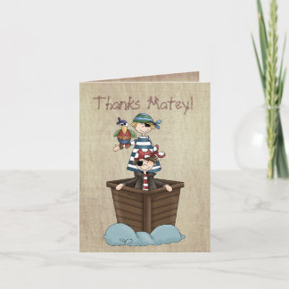 Two Pirates Thank You Card