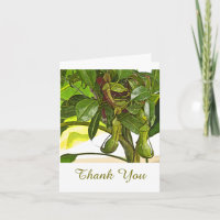 TWO PITCHER PLANTS/THANK YOU/CUSTOMIZABLE TEXT