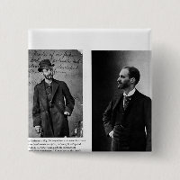 Two portraits of George Eastman  1884 and 1890