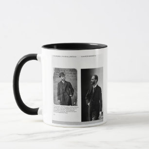 Two portraits of George Eastman 1884 and 1890 Mug