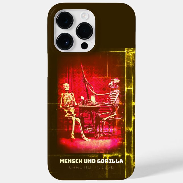 Two Primates, One Beer Case-Mate iPhone Case (Back)