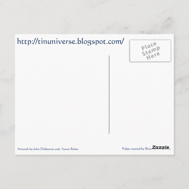 Two Pulpy's Postcard (Back)