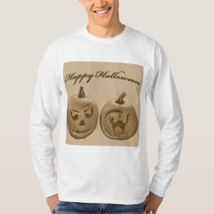 Two Pumpkins Happy Halloween T-Shirt