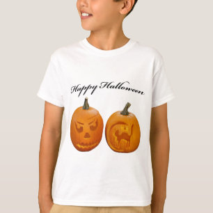Two Pumpkins Happy Hallween T-Shirt