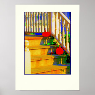 'Two Pumpkins' Poster