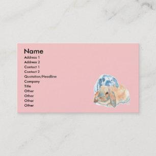 Two Rabbits Business Cards