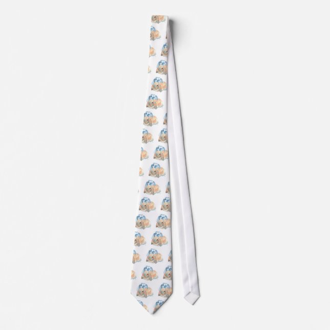 Two Rabbits Tie (Front)