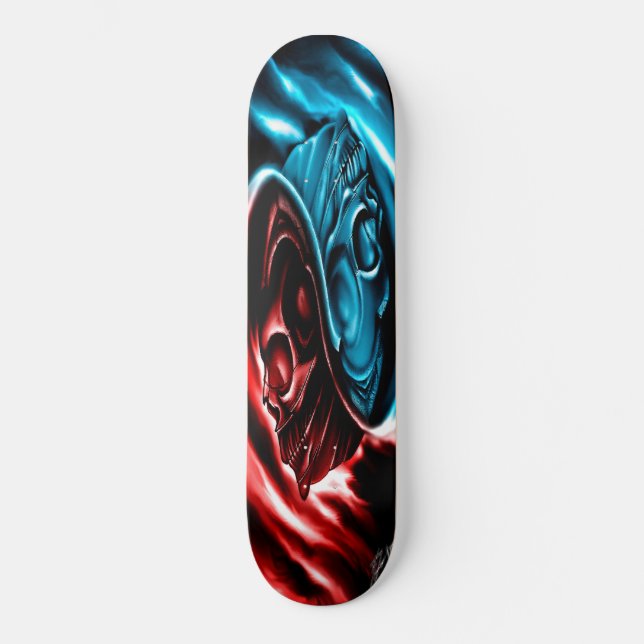 Two Races Skateboard (Front)