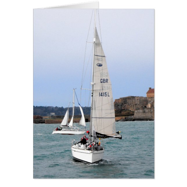 Two racing yachts (Front)