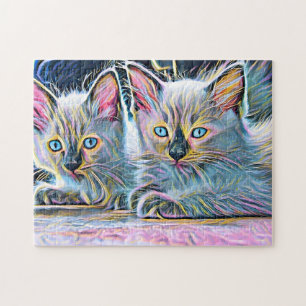 Two ragdoll kittens jigsaw puzzle