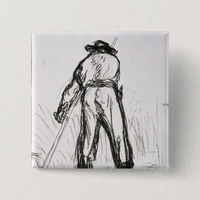 Two Reapers Seen from the Back 15 Cm Square Badge (Front)