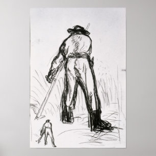 Two Reapers Seen from the Back Poster