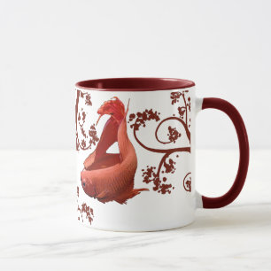 Two Red Bettas Mug
