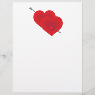 Two red hearts flyer