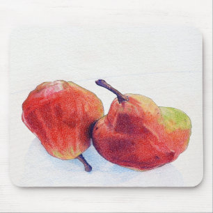 Two Red Pears Mousepad