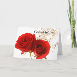 Two Red Roses Card
