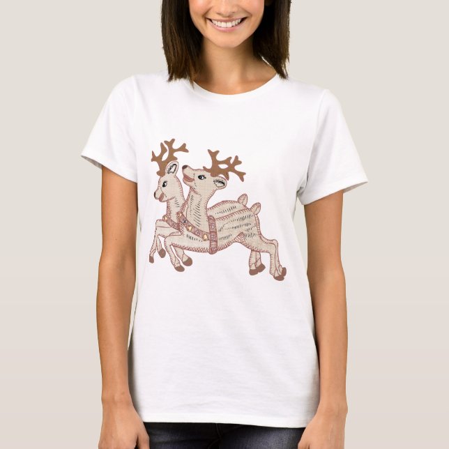 Two Reindeer T-Shirt (Front)