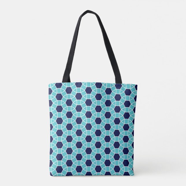 Two Retro Design Tote Bag (Back)