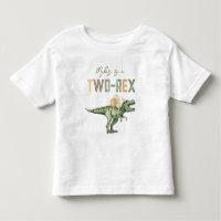 Two-Rex Birthday Party Shirt