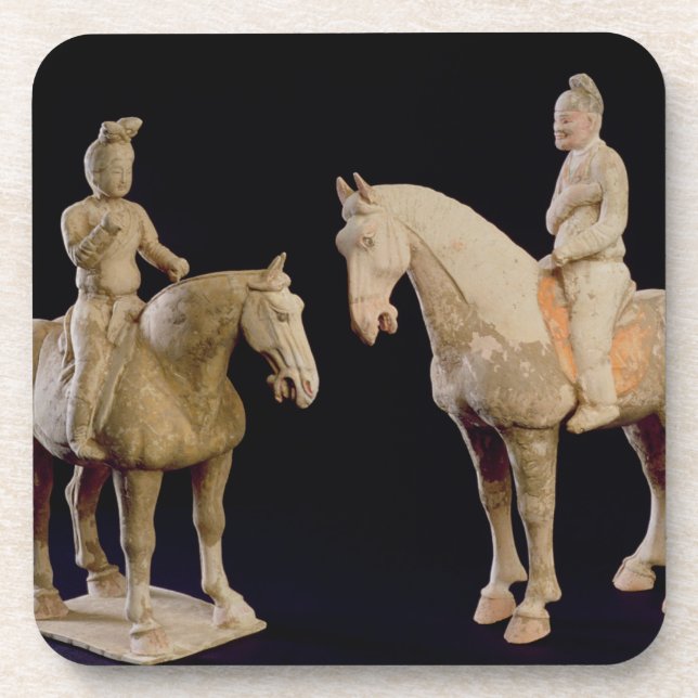 Two Riders, Chinese, Tang dynasty (618-906) (terra Coaster (Front)