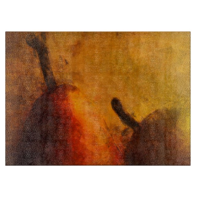 Two Ripe Pears Cutting Board (Front)