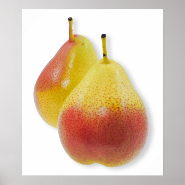 Two ripe pears poster (Front)