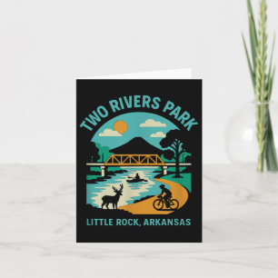 Two Rivers Park In Little Rock, Arkansas, Bridge V Card