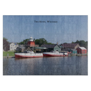 Two Rivers, Wisconsin cutting board
