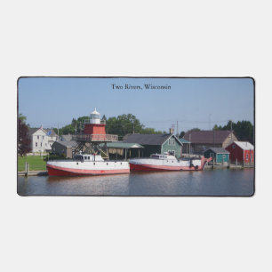 Two Rivers, Wisconsin desk mat