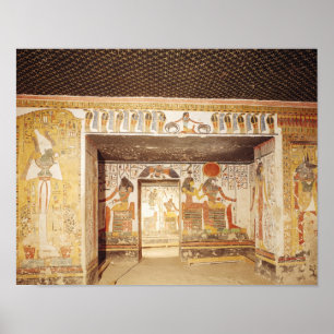 Two rooms from the Tomb of Nefertari Poster