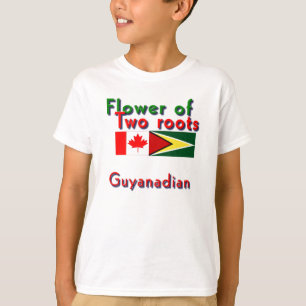 two roots guyananese-canadian kids t-shirts