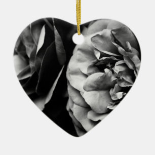 two roses ceramic tree decoration