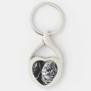 two roses key ring