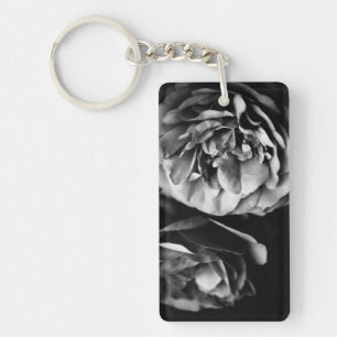 two roses key ring