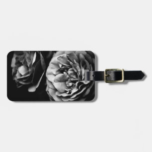 two roses luggage tag