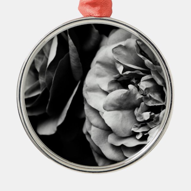 two roses metal tree decoration (Front)