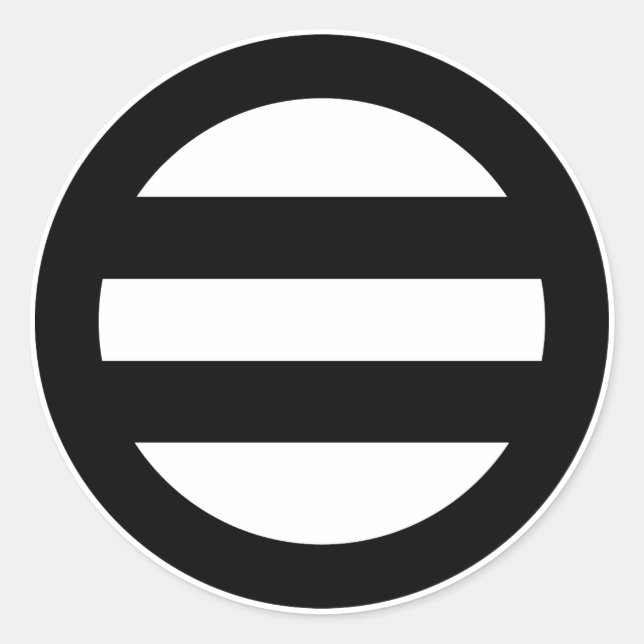 Two rounded classic round sticker (Front)