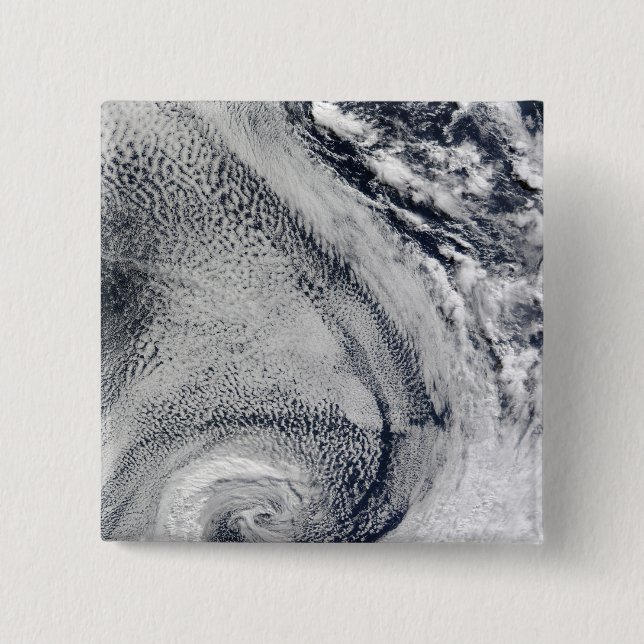 Two S-Shaped Polar Hurricanes 15 Cm Square Badge (Front)