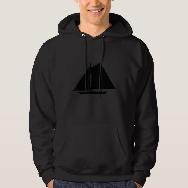 Two Sail Sailboat Hoodie (Front)