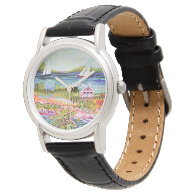 Two Sailboats and Cottage Watch (Angled)