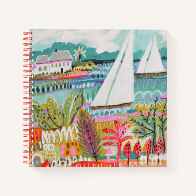 Two Sailboats Notebook (Front)