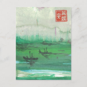 Two Sailboats Postcard