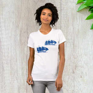 Two Sailing Ships Womens T-Shirt
