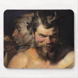 Two Satyrs Mouse Pad